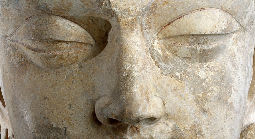 Head of Bodhisattva, 3rd-5th century. Gift of Arthur M. Sackler, Arthur M. Sackler Gallery, Washington, DC