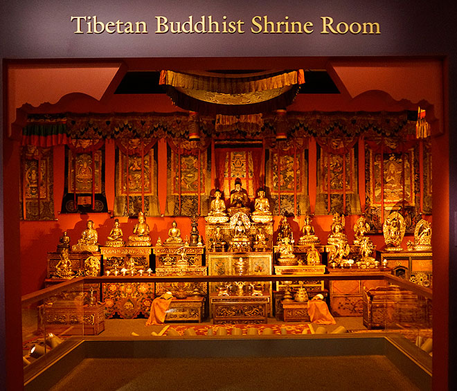 Alice Kandell Tibetan Buddhist Shrine Room, Arthur M. Sackler Gallery, Washington, DC