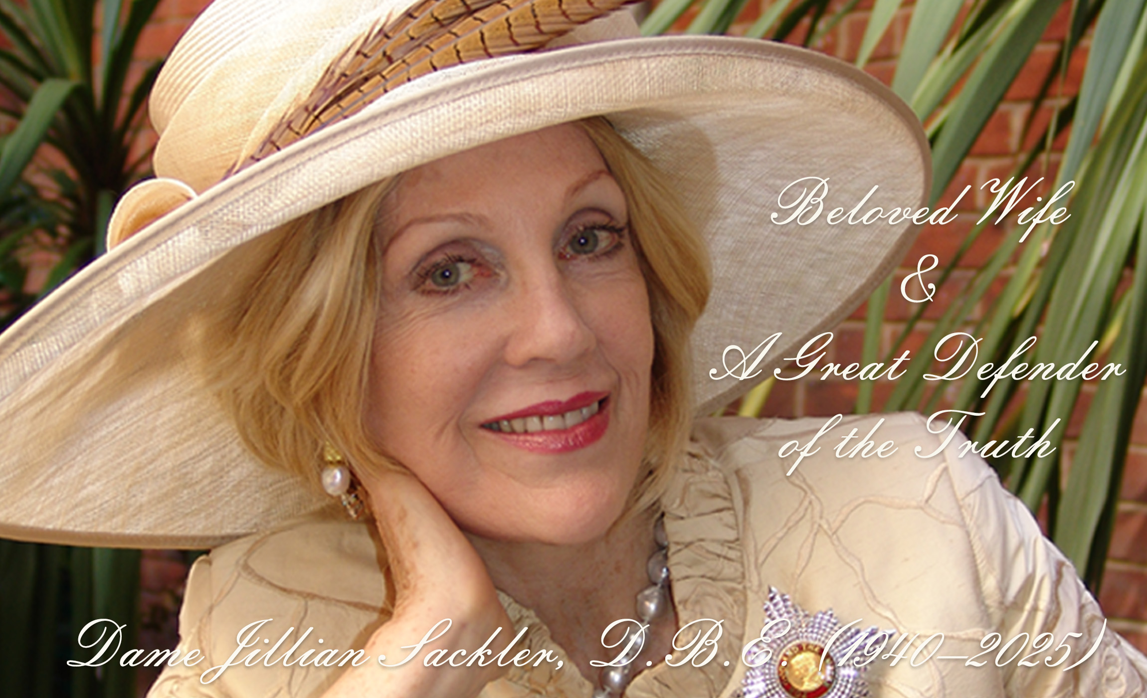 Dame Jillian Sackler, D.B.E.